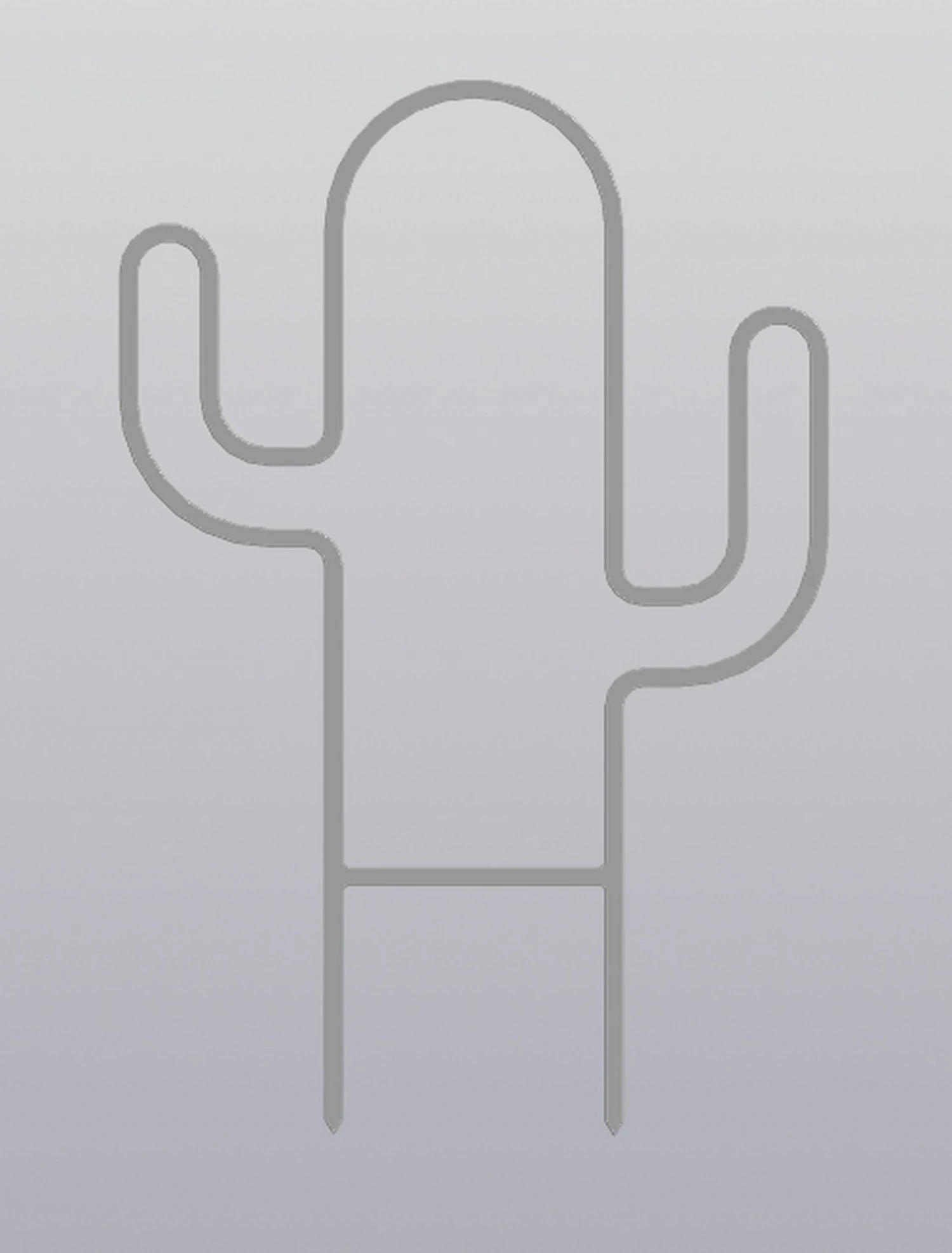 Trellis Planter Decoration Cactus 3D Print Model .c4d .max .obj .3ds .fbx .stl .blend 