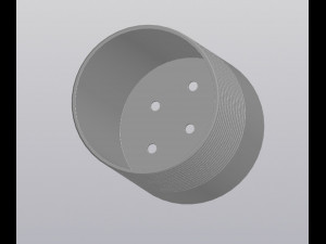 Simple form Planter 3D Print Model