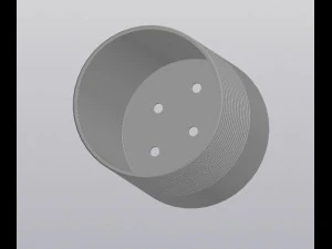 Simple form Planter 3D Print Model