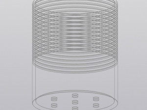 Simple form Planter 3D Print Model