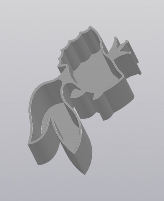 Pencil holder Desk organizer Gold fish 3D Baskı Modeli .c4d .max .obj .3ds .fbx .stl .blend 