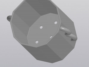 Eared planter 3D Baskı Modeli