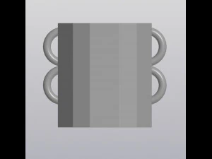 Eared planter 3D Print Model