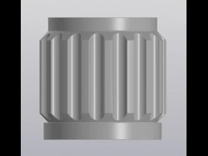 Penanam berusuk Model Cetak 3D