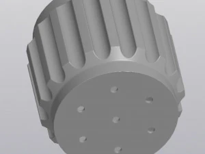Ribbed planter 3D Print Model