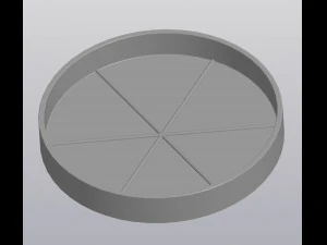 Ribbed planter 3D Print Model