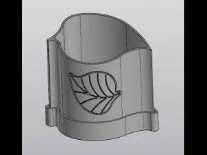 Daun penanam terpotong Model Cetak 3D