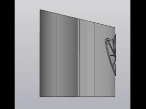 Truncated planter Leaf 3D Print Model