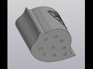 Truncated planter Leaf Model do druku 3D