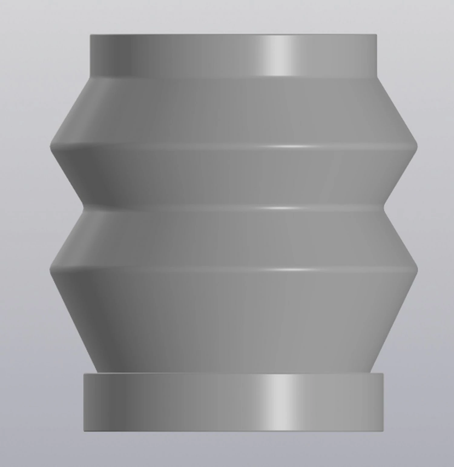 Scandinavian style planter 3D Print Model .c4d .max .obj .3ds .fbx .stl .blend 