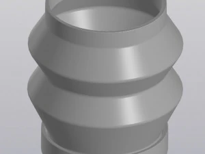 Scandinavian style planter 3D Print Model