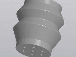 Scandinavian style planter 3D Print Model