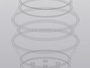 Scandinavian style planter 3D Print Model