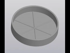Scandinavian style planter 3D Print Model