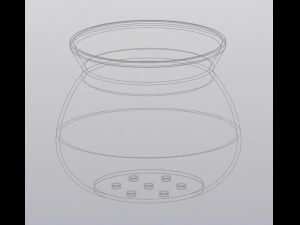 Barrel planter 3D Print Model