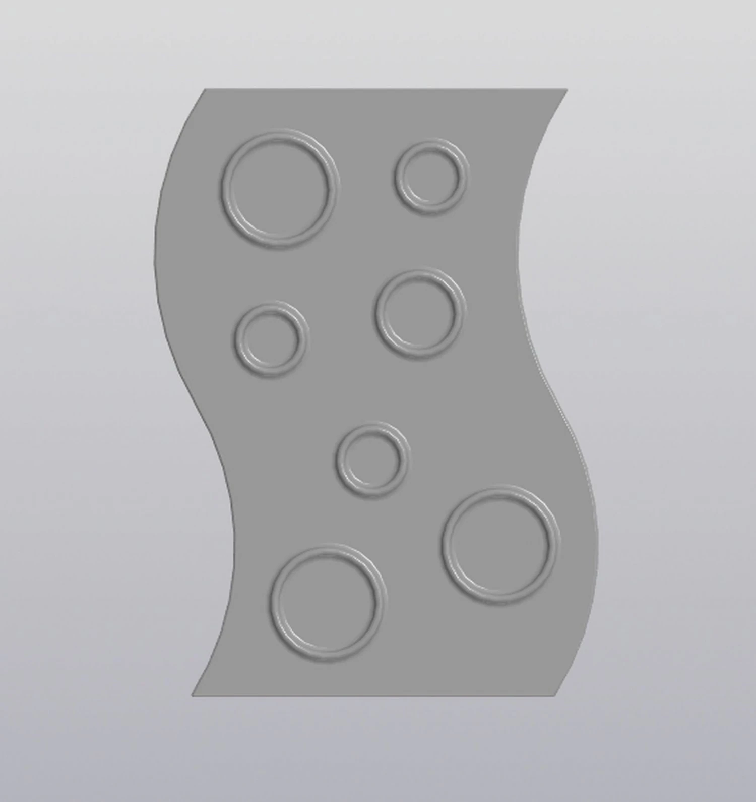 Vase Pencilholder Wave 3D Print Model .c4d .max .obj .3ds .fbx .stl .blend