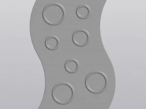 Vase Porte-Crayons Vague Modèles 3D en vedette