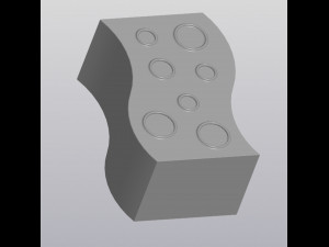 Vase Pencilholder Wave 3Dプリントモデル