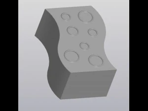 Vase Pencilholder Wave 3D Print Model