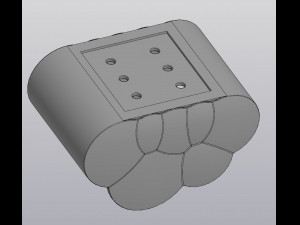 Thunder cloud planter 3D Print Model