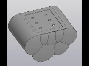 Thunder cloud planter 3D Print Model