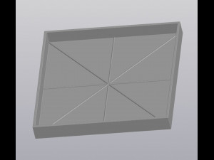 4 planters pyramid 3D प्रिंट मॉडल