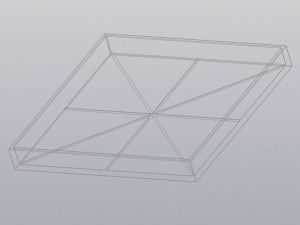 4 planters pyramid 3D प्रिंट मॉडल