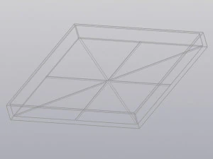4 planters pyramid 3D Print Model