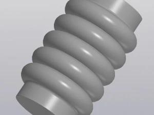 5 waves Vase 3D Print Model