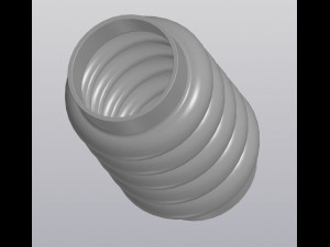 5 waves Vase 3D प्रिंट मॉडल