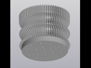 Striped planter 3Dプリントモデル