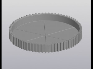 Striped planter 3Dプリントモデル