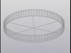 Striped planter 3Dプリントモデル