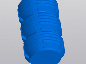 Vase Penholder Techno 3D Print Model