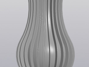 Striped vase 3D 프린트 모델