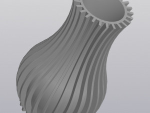 Striped vase 3D 프린트 모델