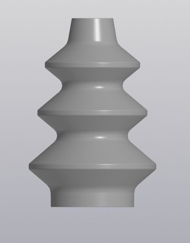 Vase 3 levels Modelo de impresión 3D .c4d .max .obj .3ds .fbx .stl .blend 