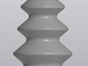 꽃병 3레벨 3D 프린트 모델
