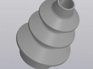 Vase 3 levels 3D Print Model