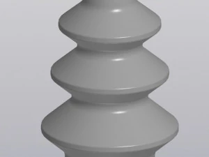Vase 3 levels 3D Print Model