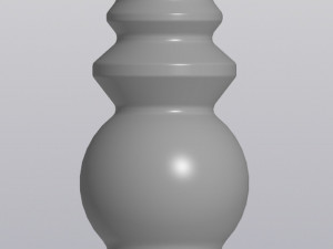 Figured bulb vase Model do druku 3D