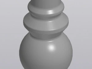 Figured bulb vase 3D Print Model