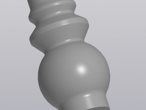 Figured bulb vase 3D printmodel
