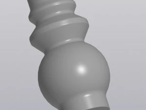 Figured bulb vase 3D Print Model