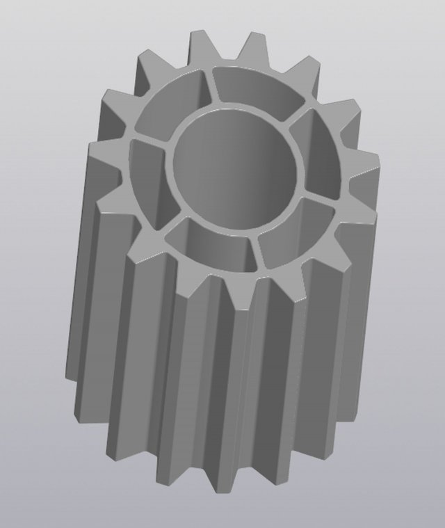 Penholder Gear 3D Print Model .c4d .max .obj .3ds .fbx .stl .blend 