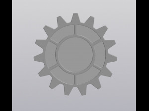 Penholder Gear 3D Print Model