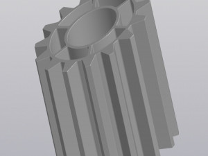 Penholder Gear 3D Print Model
