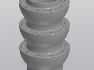 Metal Vase Penholder Modelo de impresión 3D