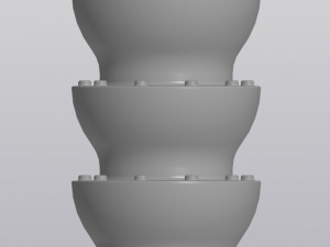 Metal Vase Penholder 3D-Druckmodell