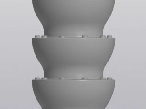 Metal Vase Penholder 3D Print Model